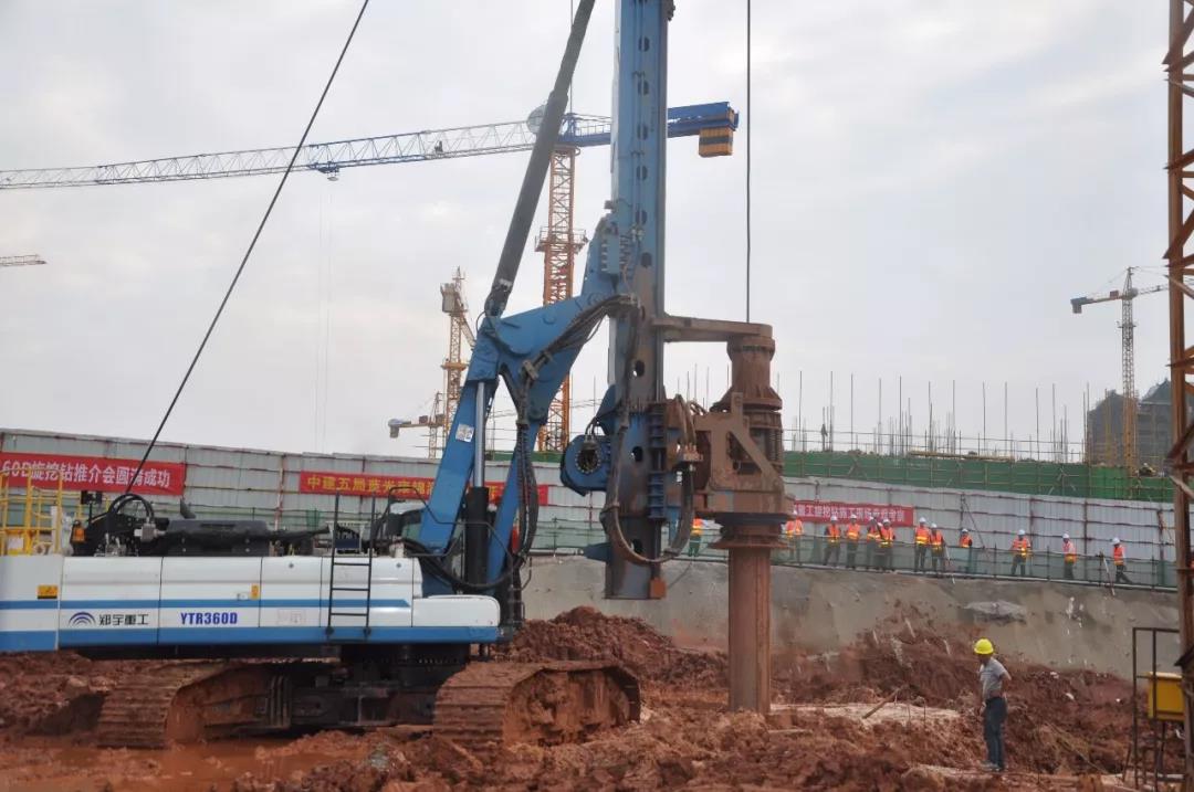 银娱优越会GEG重装五项全能YTR360D旋挖钻机引爆南宁！